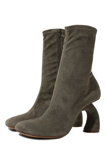 Замшевые ботильоны Dries Van Noten