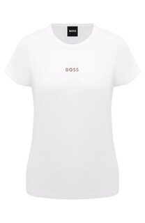 Хлопковая футболка BOSS