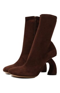 Замшевые ботильоны Dries Van Noten