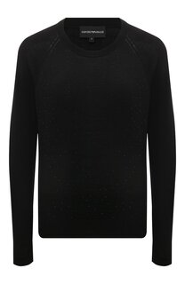 Шерстяной пуловер Emporio Armani