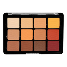 Warm Matte Палетка матовых теней для век 10 Viseart