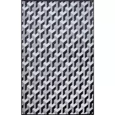 Ковер вискоза Рим 703X 195x280 см цвет черный Ctim