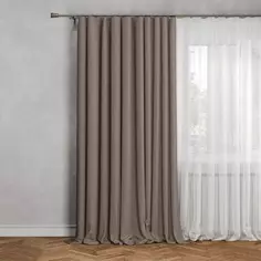 Штора на ленте Inspire Gita 200x280 см цвет бежевый Trench 5