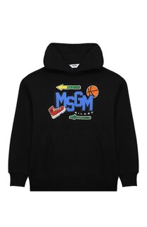 Хлопковое худи MSGM kids