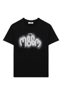 Хлопковая футболка MSGM kids