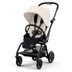 Коляска Eezy S Twist+2 BLK Canvas White с бампером CYBEX