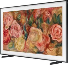 Телевизор QLED Samsung QE55LS03DAUXRU 55" The Frame черный 4K Ultra HD 120Hz DVB-T2 DVB-C DVB-S2 USB WiFi Smart TV (RUS)