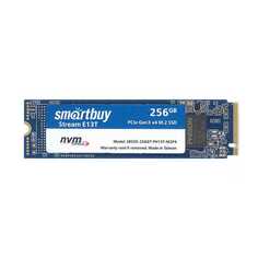 Накопитель SSD M.2 2280 SmartBuy SBSSD-256GT-PH13T-M2P4 Stream E13T 256GB PCIe3x4 NVMe TLC 1700/1550MB/s IOPS 300K MTBF 1.6M