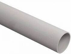 Труба гладкая Ecoplast 23063HFR HF FR, без галогена, трудногорючая, цвет серый, диам 63 мм (3м)