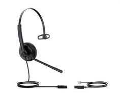 Гарнитура Yealink YHS34 Lite Mono проводная, HD звук, QD, RJ9