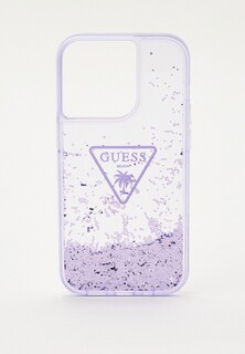 Чехол для iPhone Guess 14 Pro с жидкими блестками