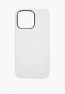 Чехол для iPhone Uniq 15 Pro Max, Lino с MagSafe, силиконовый с soft-touch, со сменной рамкой камеры