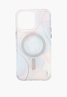 Чехол для iPhone Uniq 15 Pro Max, COEHL Palette с Magsafe, с полупрозрачным акварельным принтом