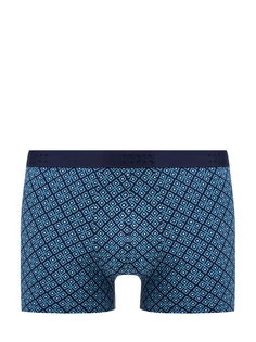 Боксеры из дышащего хлопка Pima с геометрическим принтом Derek Rose