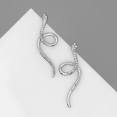 Серьги металл Queen Fair