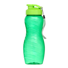 Бутылка для воды, 1 л, 25 х 9 см, зеленая NO Brand