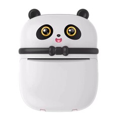 Мини-принтер panda lpr-20, кабель micro-usb. панда черно-белая. NO Brand