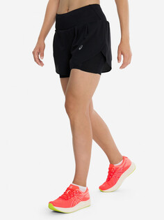Шорты женские ASICS Road 2-N-1 3.5in, Черный