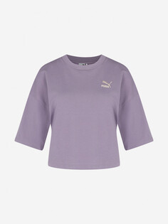 Футболка женская оверсайз PUMA, Фиолетовый
