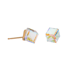 Серьги FIORE LUNA Пусеты Crystal AB