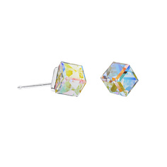 Серьги FIORE LUNA Пусеты Crystal AB