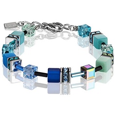 COEUR DE LION Браслет GeoCUBE Blue-Green
