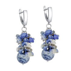 KOSHIKA Серьги Рококо из аметиста