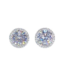 Серьги AMANTE CRYSTAL Пусеты Kassandra zircon 10mm