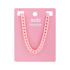 SODA Ожерелье PINK CHAIN #sugargem So.Da