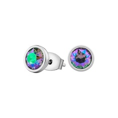 Серьги FIORE LUNA Пусеты Crystal AB