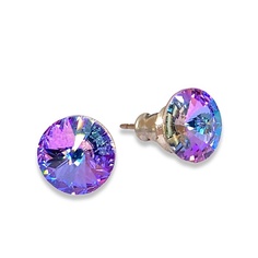 Серьги AMANTE CRYSTAL Пусеты 8 mm