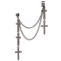 Серьги NOTHING BUT LOVE Серьга Кафф "Кресты"