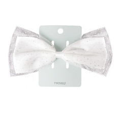 TWINKLE Заколка для волос TWINKLE BACK TO SCHOOL, white-silver bow
