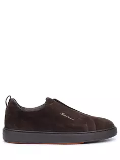 Кеды замшевые Santoni