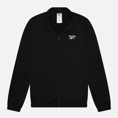 Мужская олимпийка Reebok Identity Small Logo Track, цвет чёрный