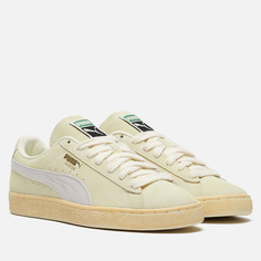 Кроссовки Puma Suede Faded, цвет зелёный