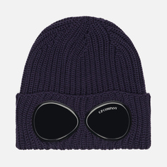 Шапка C.P. Company Extra Fine Goggle, цвет фиолетовый