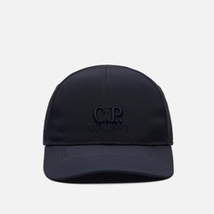 Кепка C.P. Company Chrome-R Goggle Garment Dyed, цвет синий