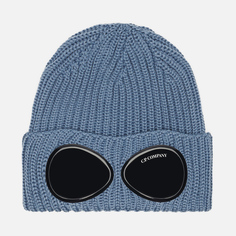 Шапка C.P. Company Extra Fine Goggle, цвет голубой