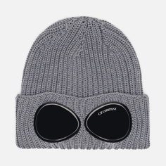 Шапка C.P. Company Extra Fine Goggle, цвет серый