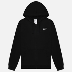 Мужская толстовка Reebok Identity Small Logo Hoodie, цвет чёрный