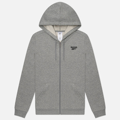 Мужская толстовка Reebok Identity Small Logo Hoodie, цвет серый