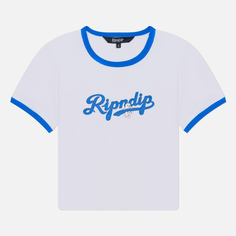 Женская футболка RIPNDIP Los Ripndip Cropped Ringer, цвет белый