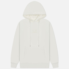 Мужская толстовка C.P. Company Brushed And Emerized Diagonal Fleece Logo Hoodie, цвет белый