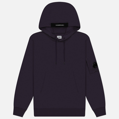 Мужская толстовка C.P. Company Diagonal Raised Fleece Lens Adjustable Hoodie, цвет фиолетовый