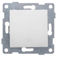 Выключатели встраиваемые выключатель 1-клавишный GUSI Ugra проходной 10А белый