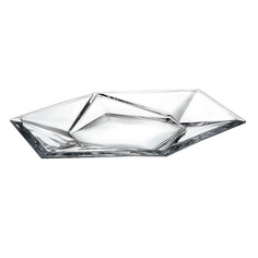 Тарелки тарелка CRYSTAL BOHEMIA Origami 36см десертная стекло