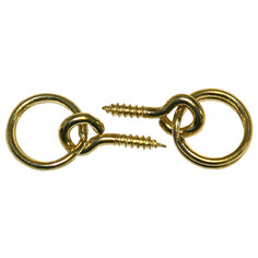 Крепления, проушины кольцо для картины с петлей-шурупом d11мм 2шт ЕВРОПАРТНЕР