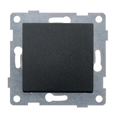 Выключатели встраиваемые выключатель 1-клавишный GUSI Ugra перекрестный 10А графит