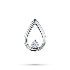 Подвеска из серебра э0612пд03155000_white ЭПЛ Даймонд